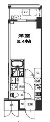 S-RESIDENCE駒込六義園 (エスレジデンス駒込六義園) 803 間取り図
