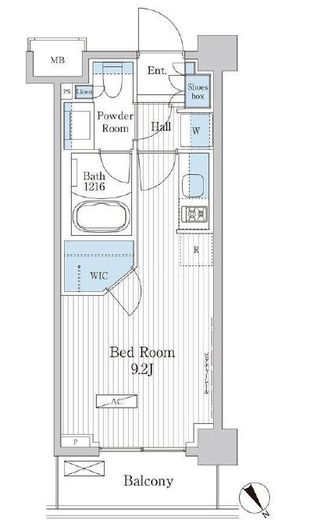 パークアクシス門前仲町テラス 225 間取り図