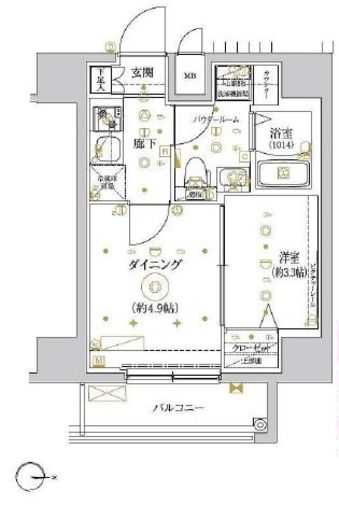 RELUXIA王子 (リルシア王子) 5階 間取り図