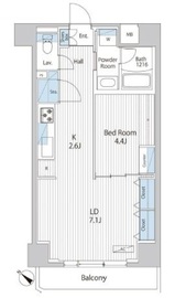 PATH日本橋人形町 307 間取り図