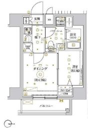 RELUXIA王子 (リルシア王子) 9階 間取り図