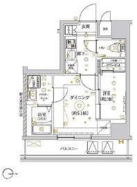 RELUXIA王子 (リルシア王子) 6階 間取り図