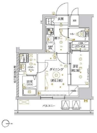 RELUXIA王子 (リルシア王子) 10階 間取り図