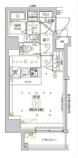 RELUXIA王子 (リルシア王子) 6階 間取り図