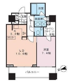 シティタワー高輪 7階 間取り図