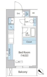 アレージュマン日本橋人形町 301 間取り図