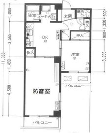 ゾンネンハイム元麻布 2階 間取り図