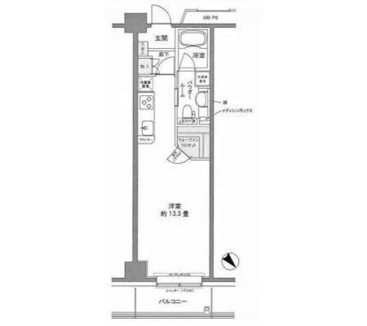 プライムアーバン豊洲 226 間取り図