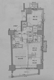 リビオ神楽坂 6階 間取り図