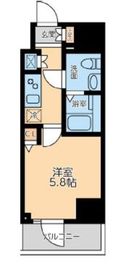 プライマル品川大森海岸 904 間取り図