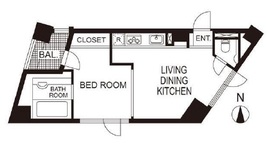 トゥールブランシュ麻布 5階 間取り図