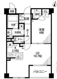 クオリア桜新町 3階 間取り図