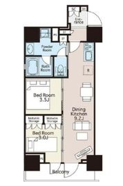 ライオンズフォーシア隅田川テラス 201 間取り図