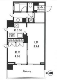 KDXレジデンス南麻布 3F1 間取り図