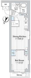MDM柿の木坂 305 間取り図