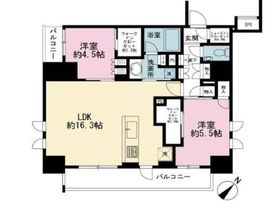 ピアース赤坂 11階 間取り図