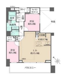 ザ・パークハウス目黒三丁目 2階 間取り図