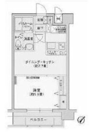 エクセシオーネお茶の水女子大学前 3階 間取り図