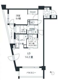 シティハウス代々木参宮橋 4階 間取り図