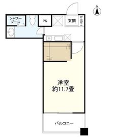 インペリアル広尾 6階 間取り図