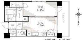 サンクレイドル上野2 4階 間取り図