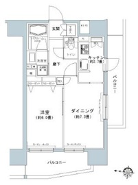 パークキューブ板橋本町 1201 間取り図
