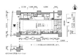 アクティ汐留 4212 間取り図