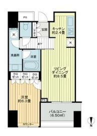 パークタワー錦糸町 18階 間取り図