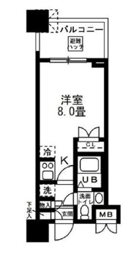 レジディア錦糸町 311 間取り図