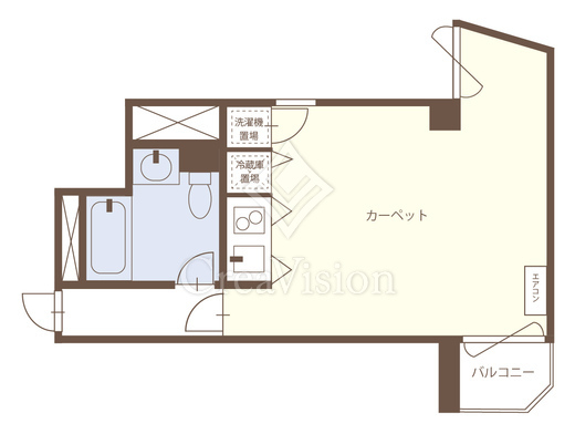 ロイヤル赤坂サルーン 4階 間取り図