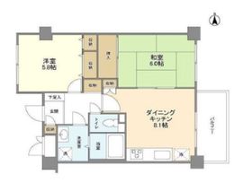 ヴェラハイツ目黒ガーデン 3階 間取り図