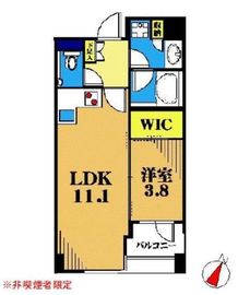 ダイナシティ三宿 2階 間取り図