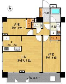 マートルコート恵比寿南2 3階 間取り図