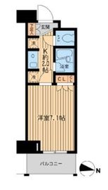 エコロジー東陽町 712 間取り図