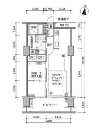 東雲キャナルコートCODAN 17-312 間取り図