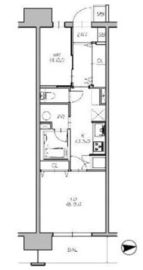 ロイヤルパークス西新井 532 間取り図