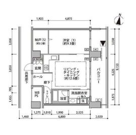 東雲キャナルコートCODAN 17-1304 間取り図