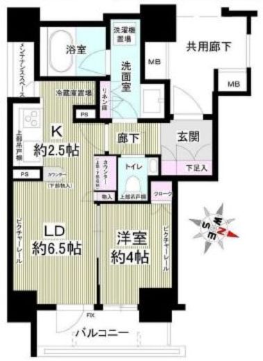 グランスイート文京音羽ウエスタージュ 3階 間取り図