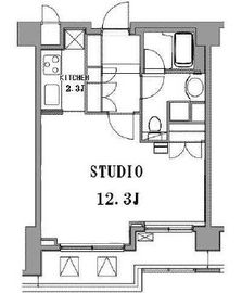 The Hermitage (ザ・ハーミティッジ) 206 間取り図