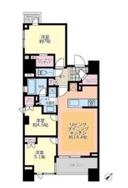 レフィール日本橋馬喰町 11階 間取り図