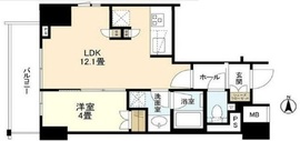 サンウッド広尾 2階 間取り図