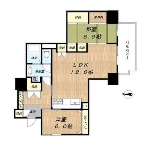 ジェイタワー西大井 9階 間取り図