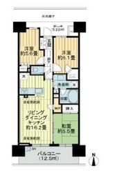 プラウドシティ金町ガーデン 11階 間取り図