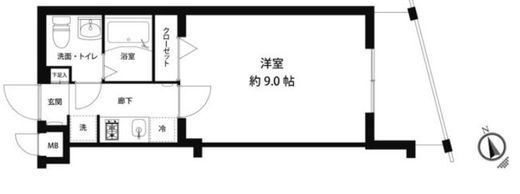 レオーネ馬込 109 間取り図