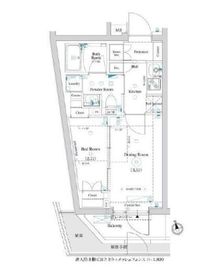 ARKMARK大森町 (アークマーク大森町) 406 間取り図
