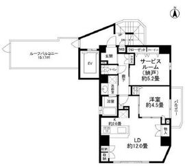 フォレシティ島津山 501 間取り図
