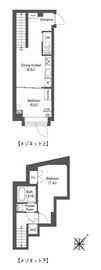 ディームス大井町フォレスト 201 間取り図