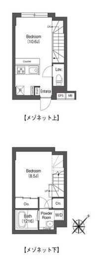 ディームス大井町フォレスト 311 間取り図
