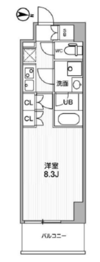アーバンパーク浅草 706 間取り図