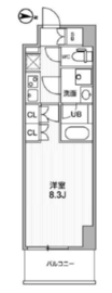 アーバンパーク浅草 706 間取り図